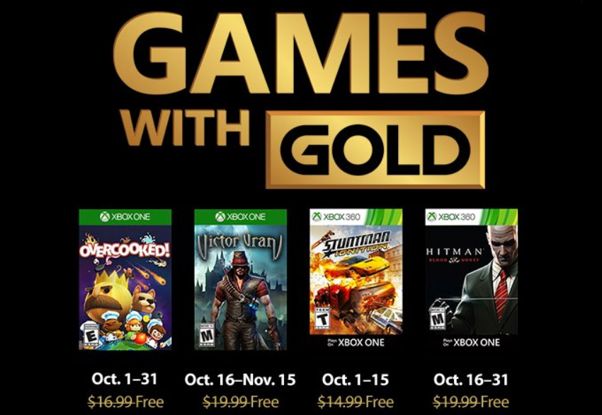 Games With Gold octobre 2018 : la liste des jeux Xbox gratuits