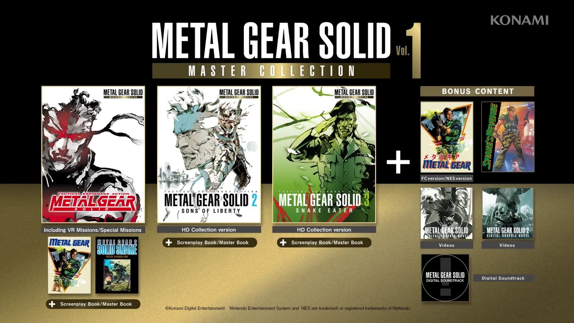 Metal Gear Solid Master Vol.1 collection confirmed on Xbox, out Oct |  Xbox One