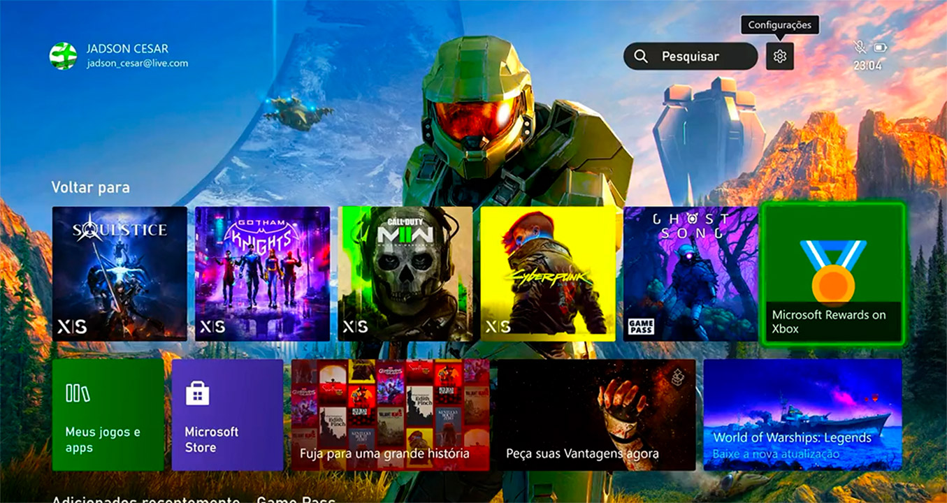 Das neue Xbox-Dashboard bietet etwas mehr Platz für das Bild |  Xbox One