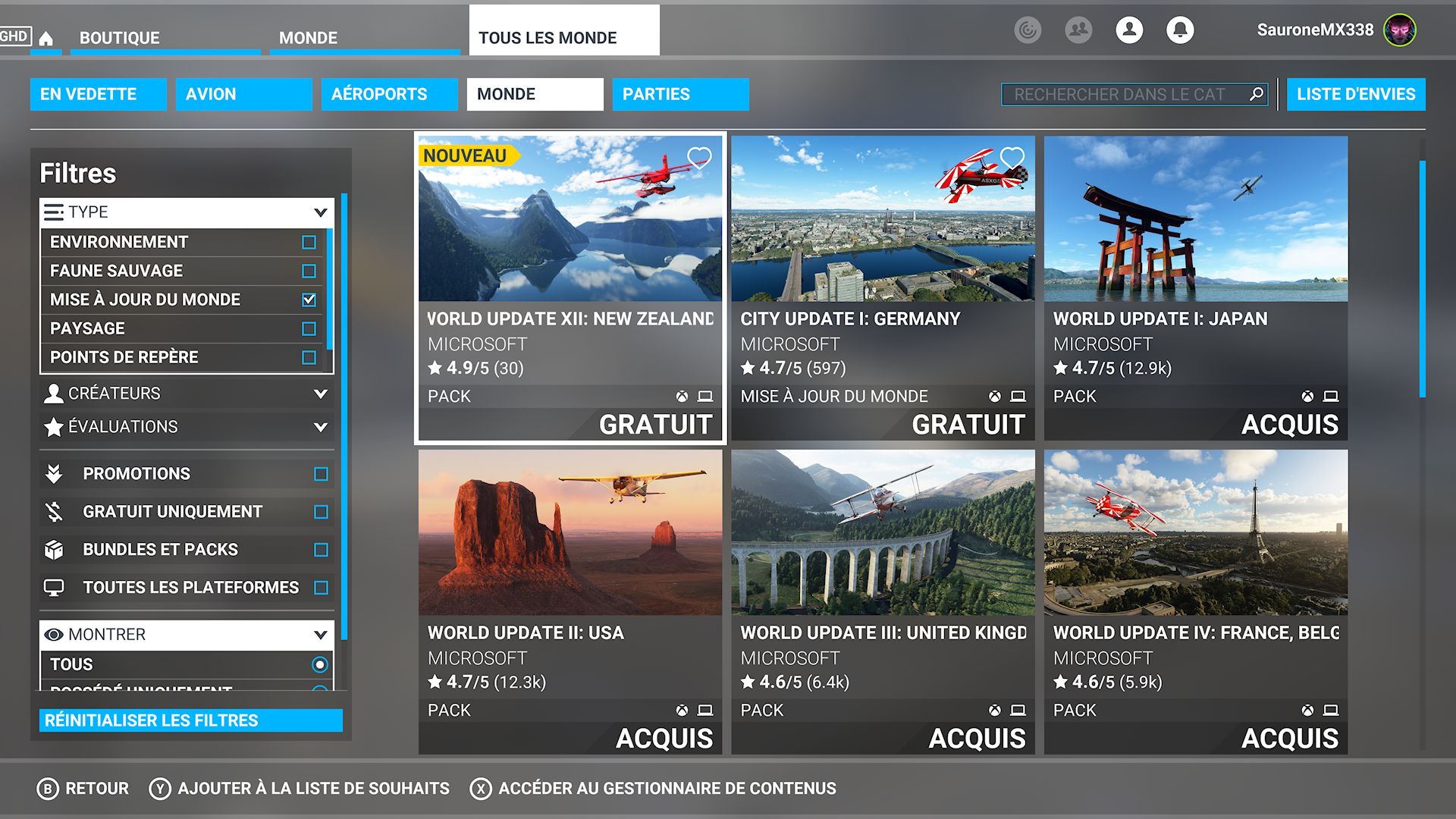 Microsoft Flight Simulator: prendere in considerazione il download di 13 aggiornamenti mondiali gratuiti (elenco) |  Xbox One