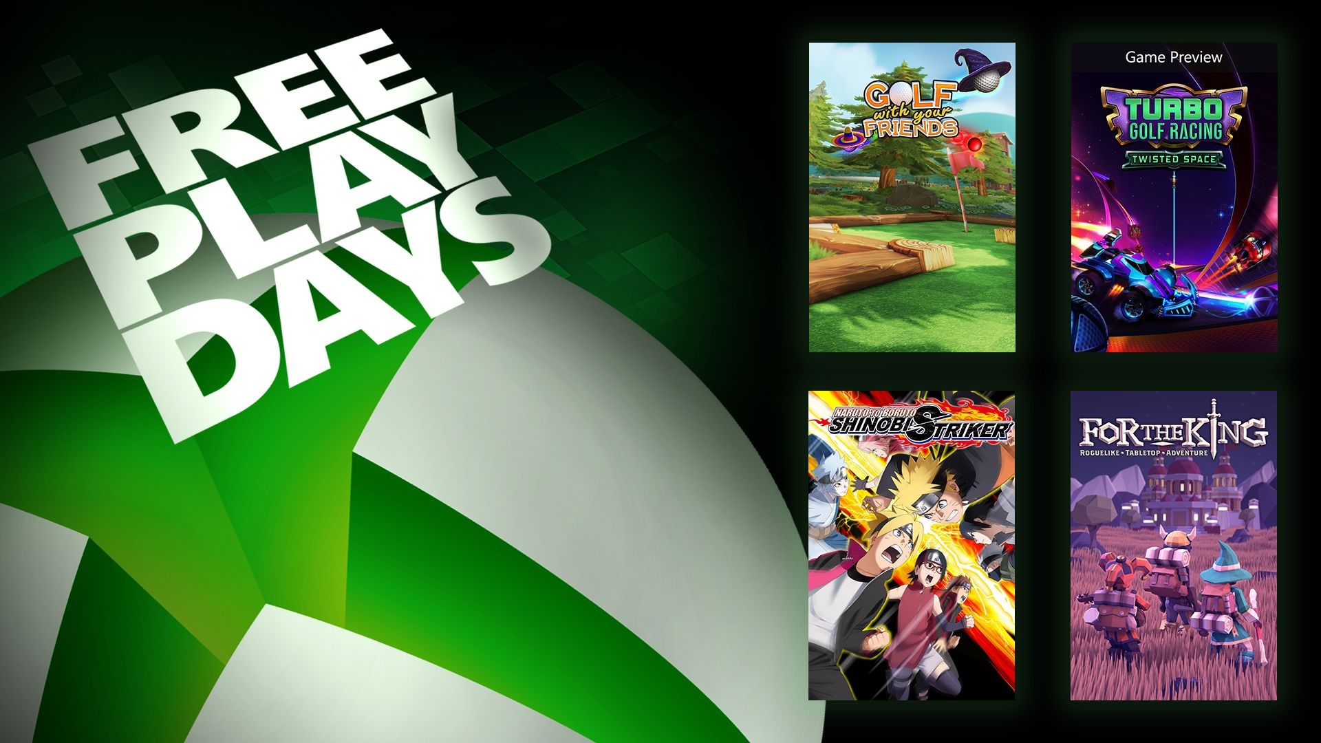 Xbox Free Play Days Jeux Sont Gratuits Ce Week End Dont Golf With