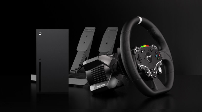 MOZA R3 : le volant + pédalier officialisé sur Xbox