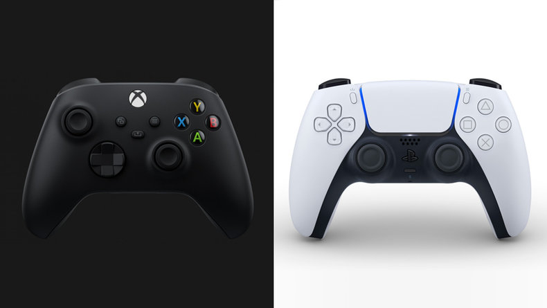 Manette PS5 vs Xbox Series X : les différences (design, DLI