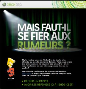 News : E3 : faut-il se fier aux rumeurs ?