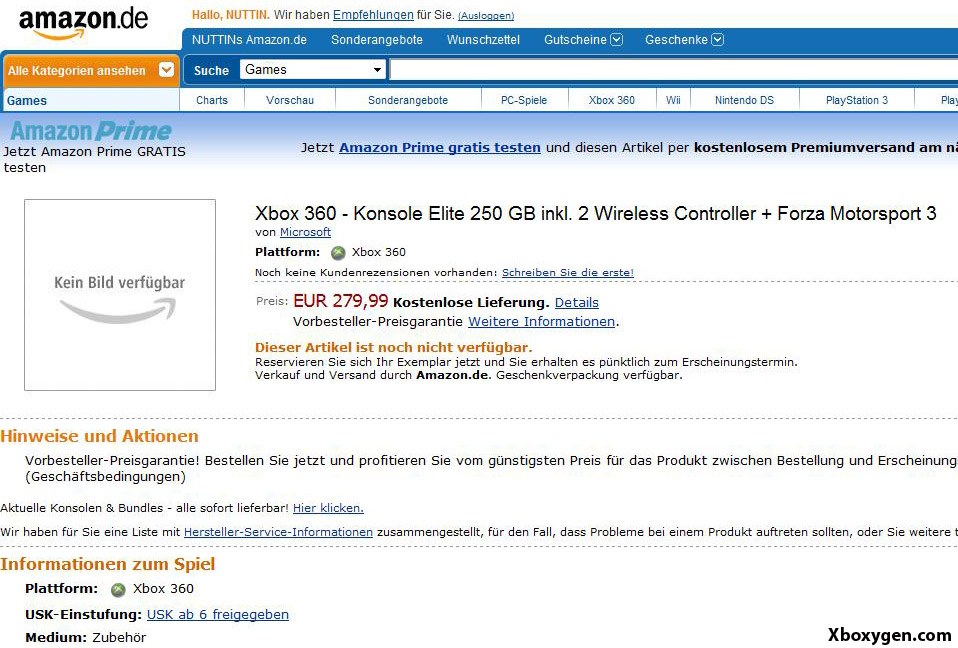 Xbox 360 250 Go + 2 manettes et Forza 3
