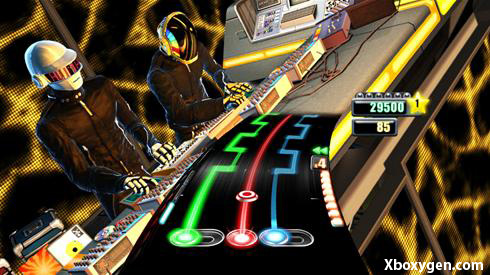 Des mix Daft Punk dans DJ Hero !