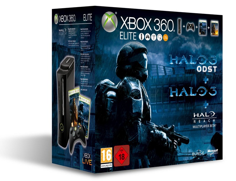 Un pack Xbox 360 + Halo 3 : ODST