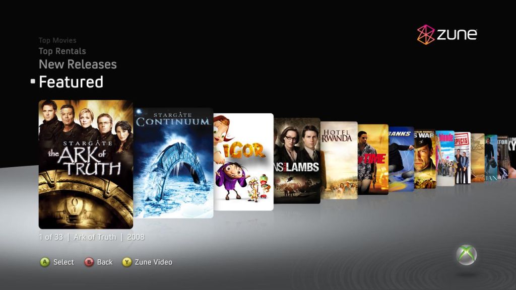 Les films entre amis avec Zune