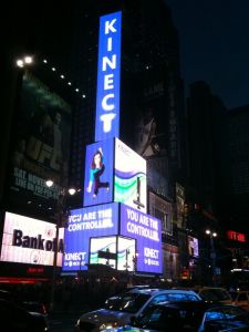 News : Le lancement de Kinect à NYC en direct avec twitter