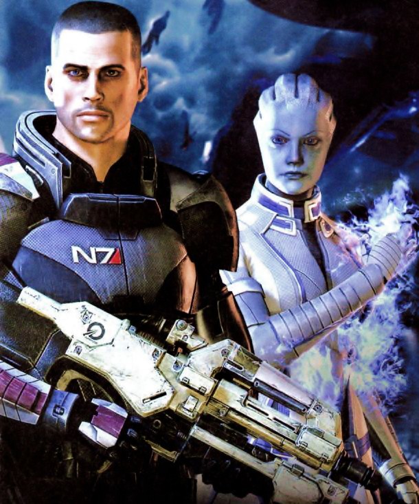 Shepard et Liara sur leur 31