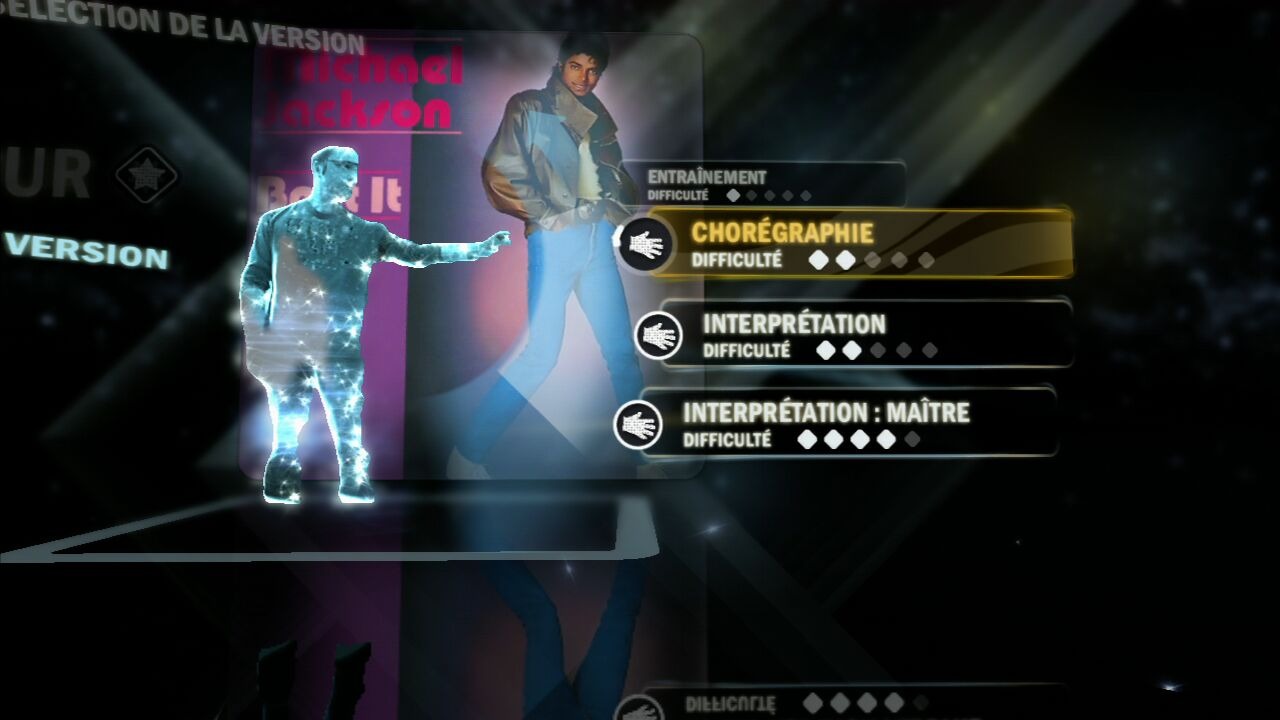 Toutes les chansons ne proposent pas les mêmes modes de jeu.