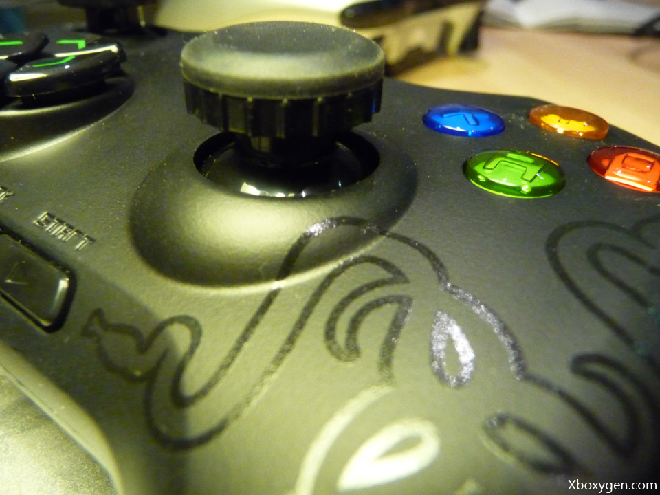 Le logo Razer sur la partie basse