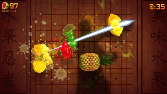 Test : Test – Fruit Ninja Kinect