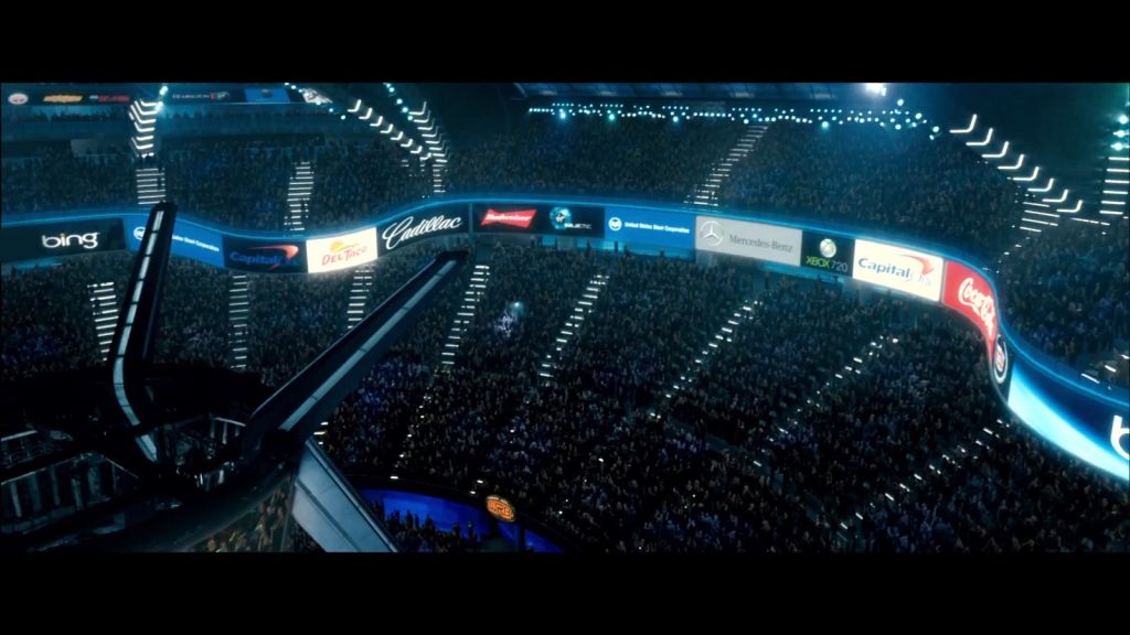 Le logo Xbox 720 dans le film Real Steel !