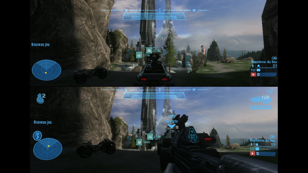 Ne vous fiez pas au screenshot, le coop offline est en plein écran.
