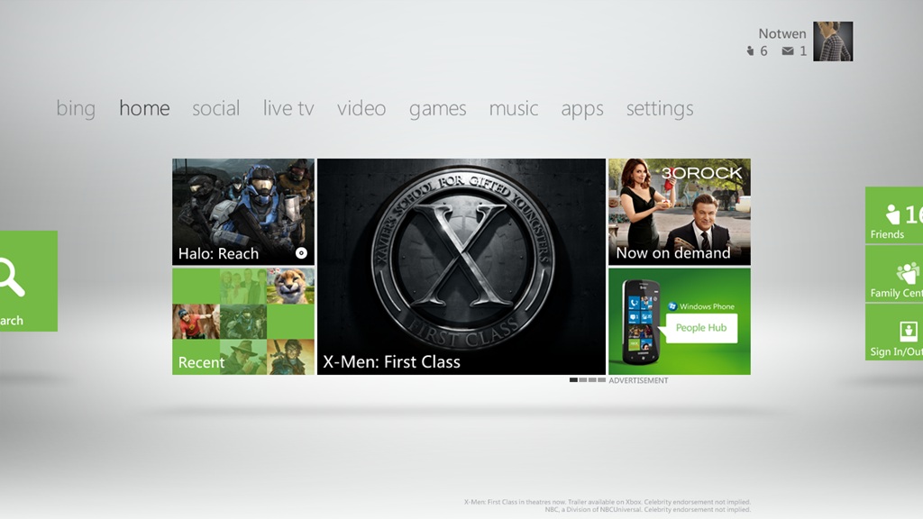 [MAJ] Une date pour la nouvelle interface Xbox 360