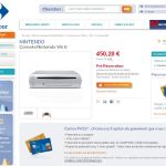 Wii U : prix Carrefour à 450€
