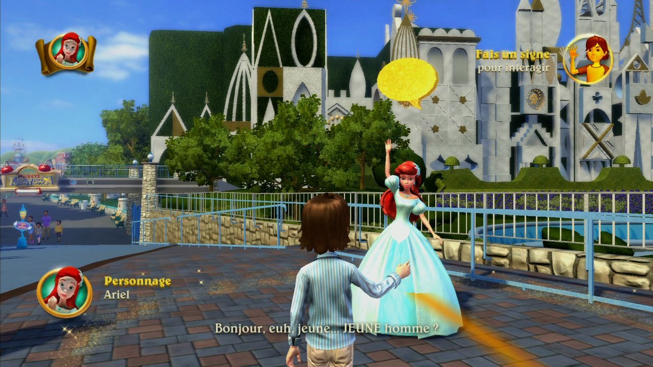 Ariel est l'un des nombreux personnages Disney que vous allez pouvoir rencontrer.