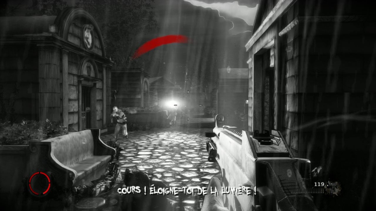 Plongé dans la lumière, le Darkness perd ses pouvoirs.