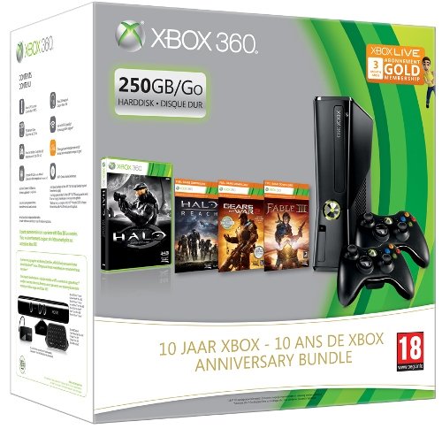 Amazon.fr propose un pack Xbox 360 10 ans