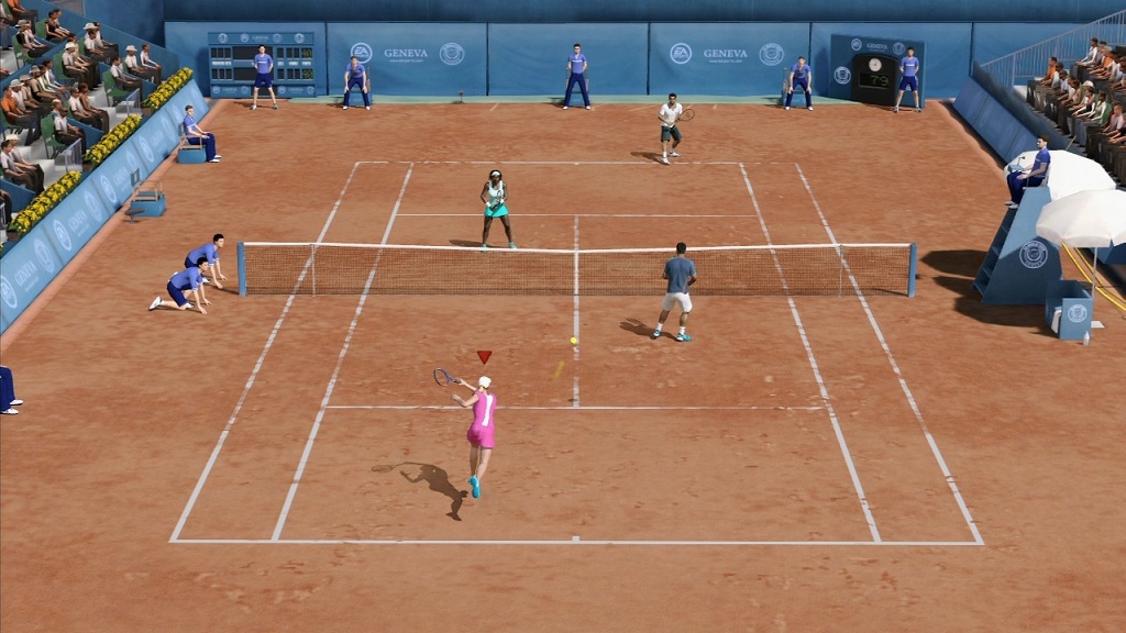 Jeu en double intense