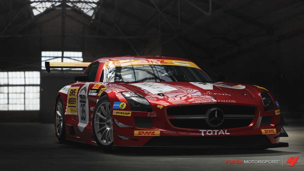 Mercedes-Benz #35 Black Falcon SLS AMG GT3