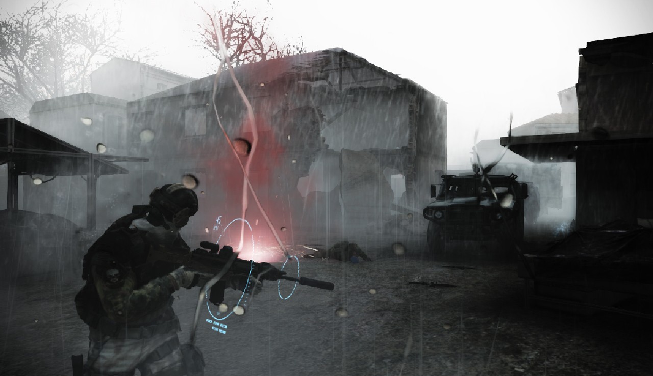 Premier passage où vous allez découvrir que vous n'êtes pas les seuls Future Soldiers. D'autres pays aussi ont la technologie alors restez sur vos gardes.