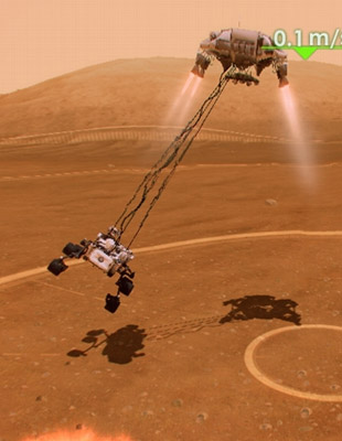 Mars Rover Landing