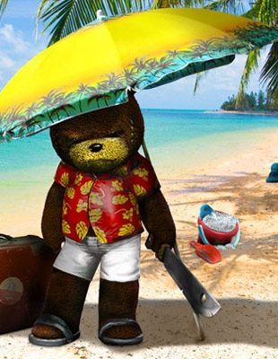 Jeu : Naughty Bear Panic in Paradise