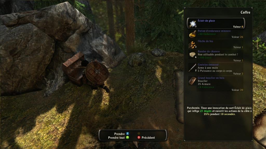 Un coffre dans la nature. Normal.