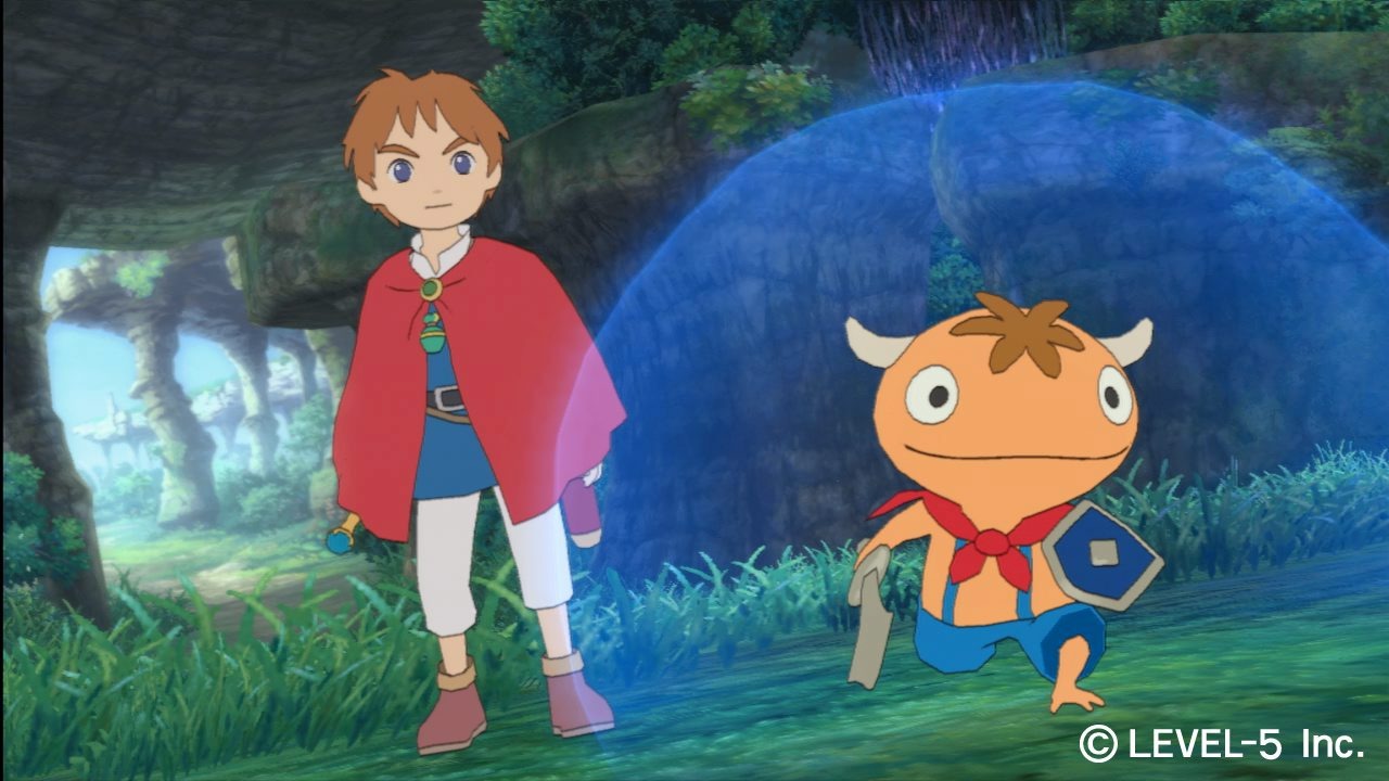 Oliver et son premier familier, prêts au combat.