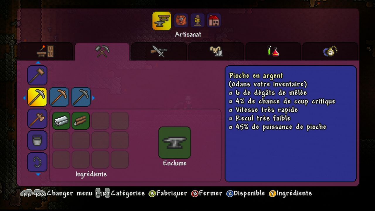 Naviguer dans les menus n'est pas aussi aisé que dans Minecraft.