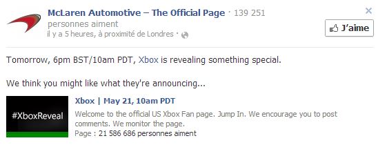 News : #XboxReveal : Teasing de McLaren Automobile