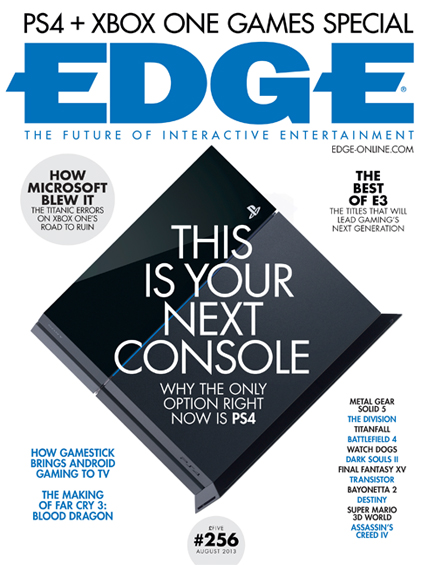 Edge : « votre prochaine console est la PS4 »