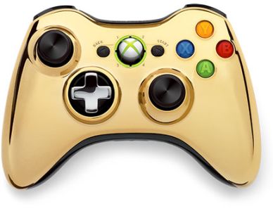News : Xbox 360 : la manette Gold chromée dispo en août