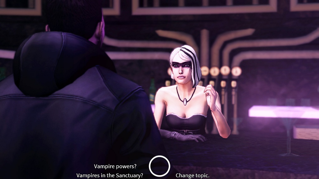 Les rares dialogues ne sont pas à la Mass Effect contrairement à ce qu'on peut penser
