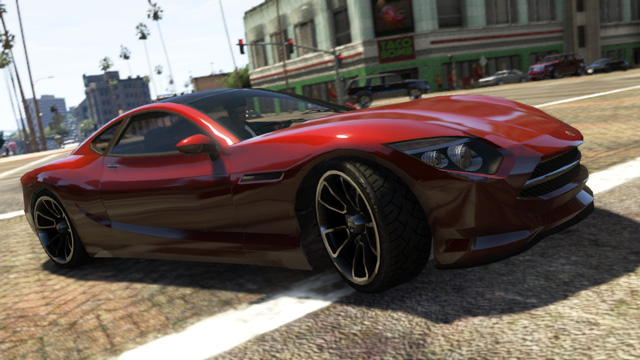 La voiture électrique haut-de-gamme Khamelion. Disponible dans Grand Theft Auto Online dans l’Edition Collector