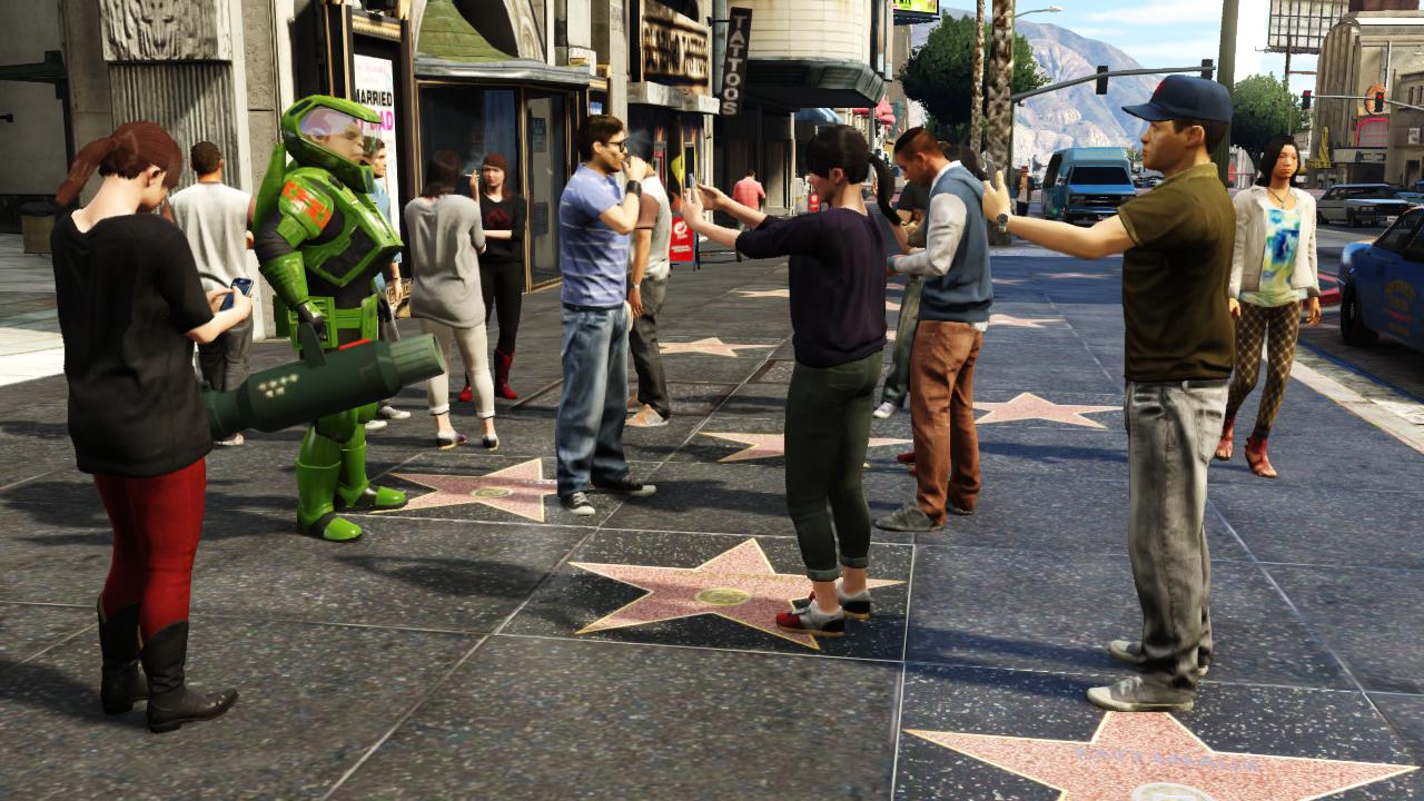 Où que tu soies, Los Santos s'en fout et continue sa "vie".