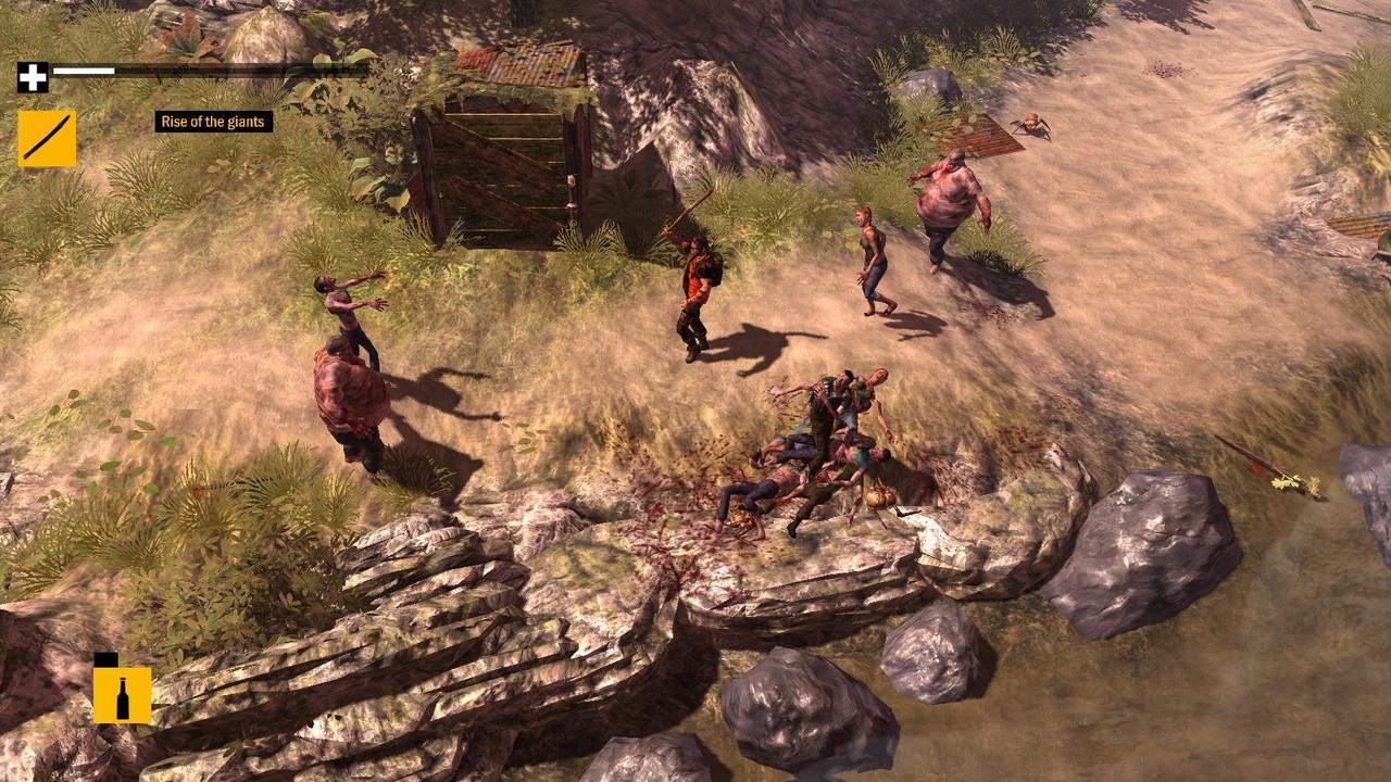 Surtout ne pas attaquer les gros zombies au corps à corps.