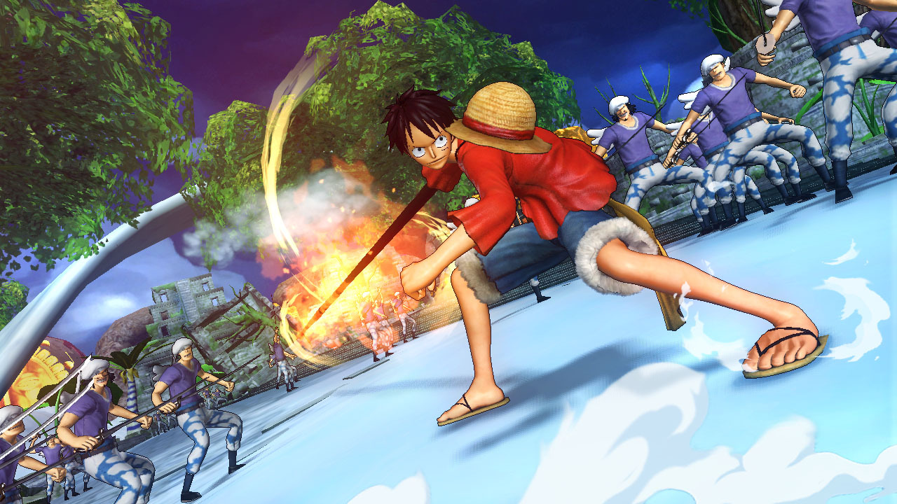 2 ans après, en plus de s'étirer, Luffy devient aussi tout dur.
