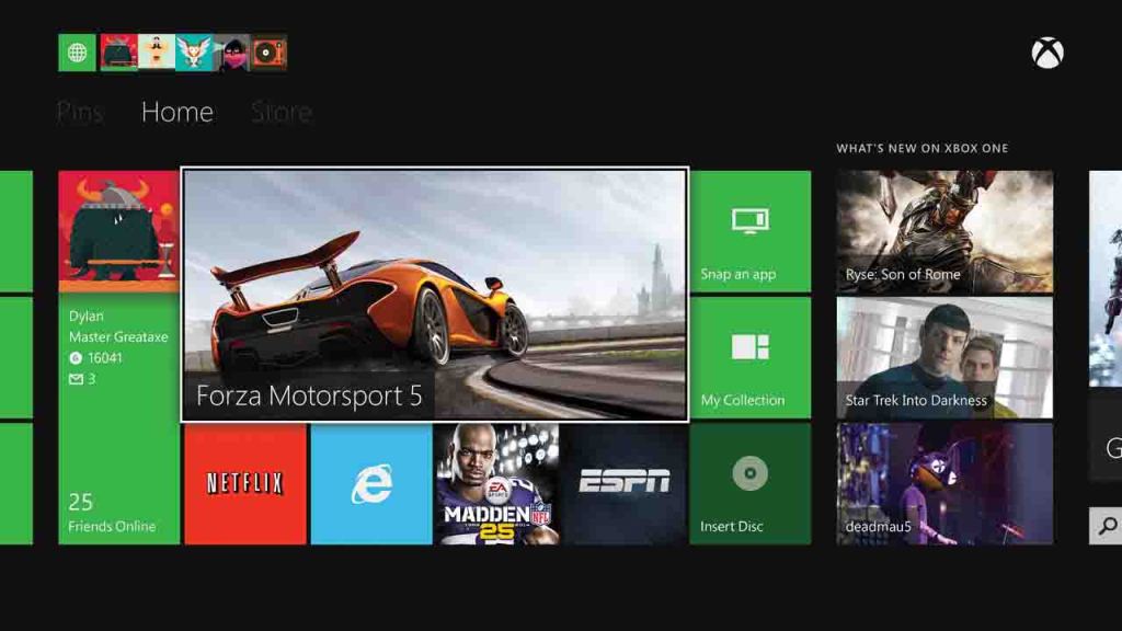 Xbox One : l’interface en vidéo et images