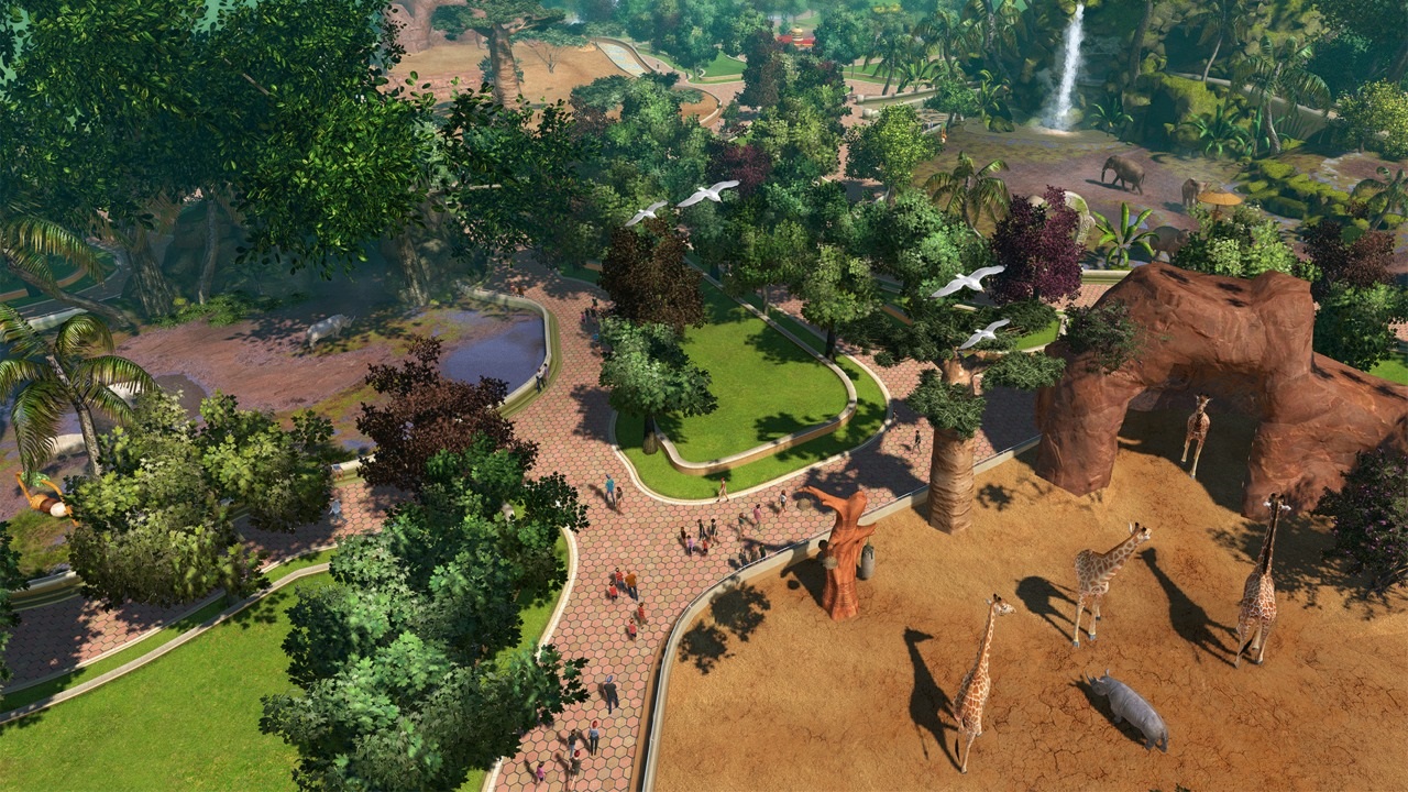 La vue créative permet d'avoir un meilleur aperçu de ce qui se passe dans le zoo.