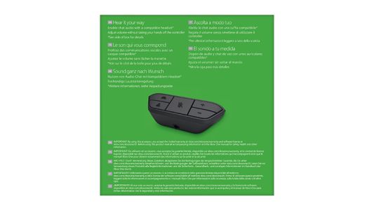 News : Annonce de l’adaptateur et du casque stéréo Xbox One