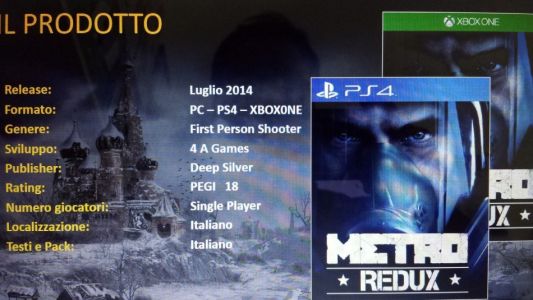 News : Metro 2033 Redux sur PS4 et Xbox One ?