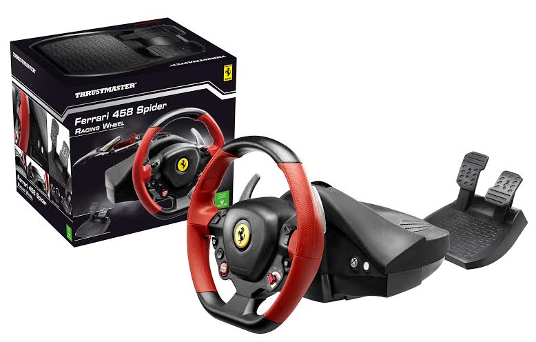 Le pack Ferrari 458 Spider Racing Wheel