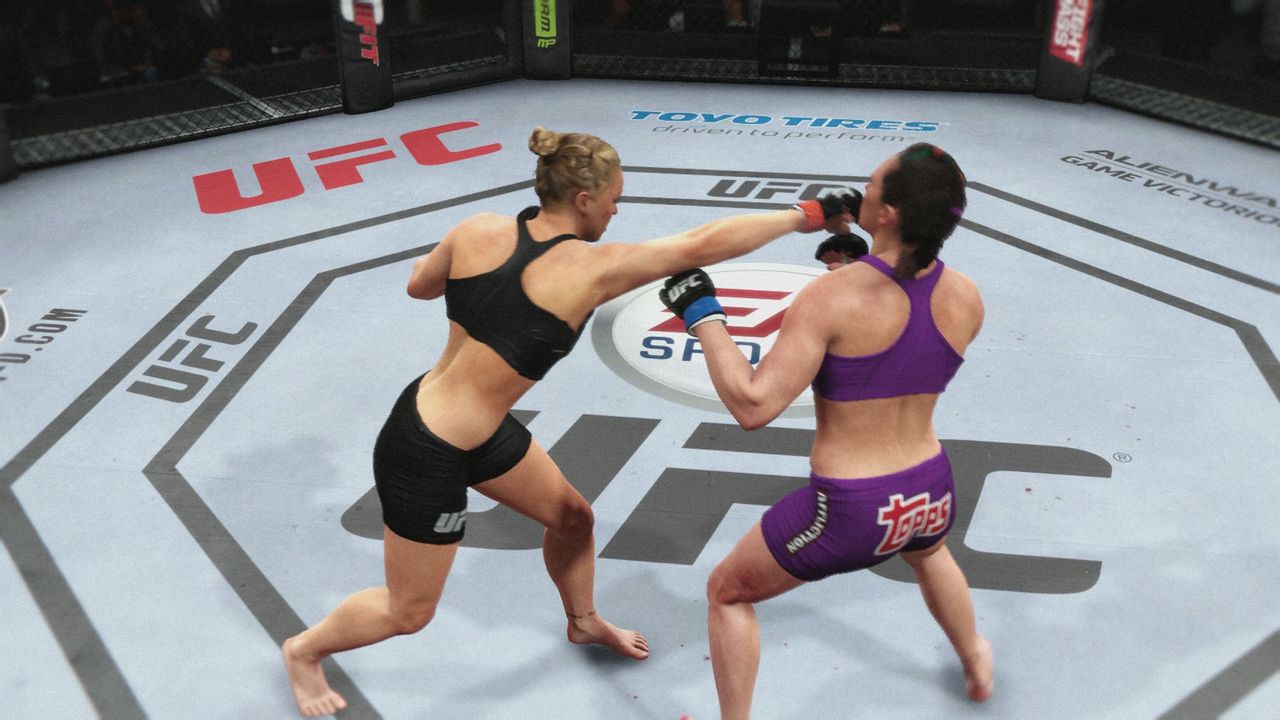 Nouveauté EA Sports UFC : le tirage de nattes et le crêpage de chignons.