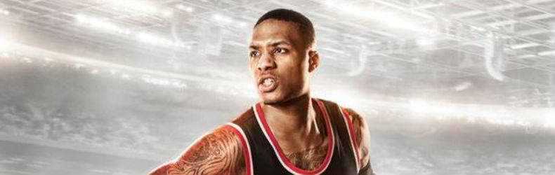 NBA LIVE 15 : Damian Lillard sur la jaquette