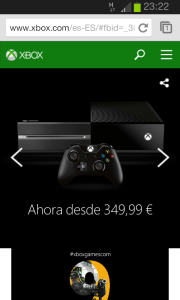 News : La Xbox One à 349€ sur Xbox Espagne
