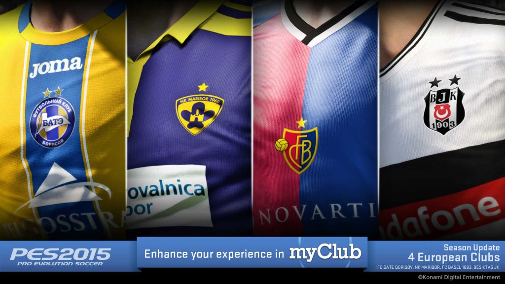 PES 2015 reçoit un gros data pack gratuitement