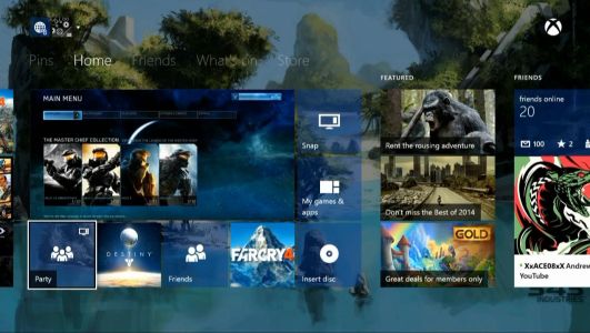 News : Xbox One : bientôt l’arrivée des tuiles transparentes sur l’interface ?